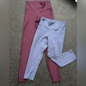 Two pairs of Under Armour Leggings Size Small and SmallTALL.